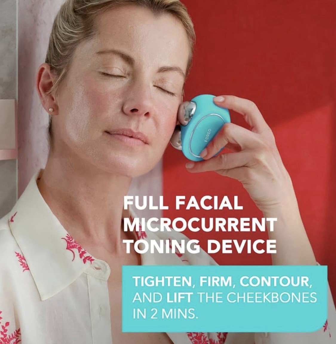 FOREO Bear Microcurrent Facial Device – Face Sculpting Tool – Instant Face Lift