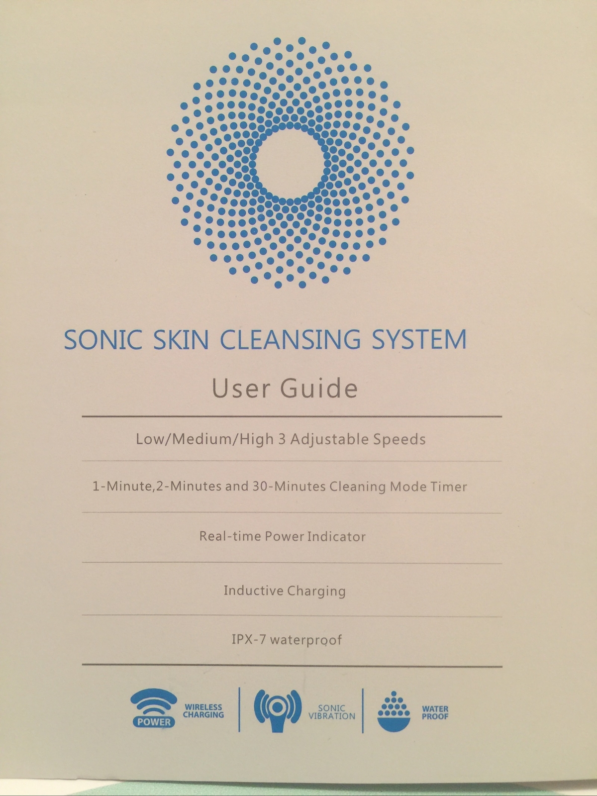Vibrant Beauty Sonic Cleanser Bio Wave Beauty Device NEW FREE SHIP see photos