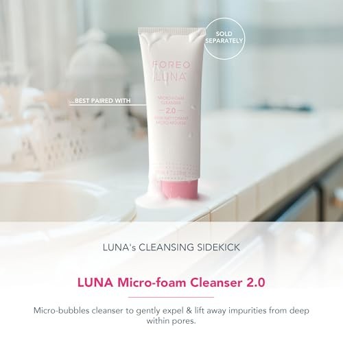 FOREO Luna Mini 3 – Premium Facial Cleansing Brush – Pearl Pink