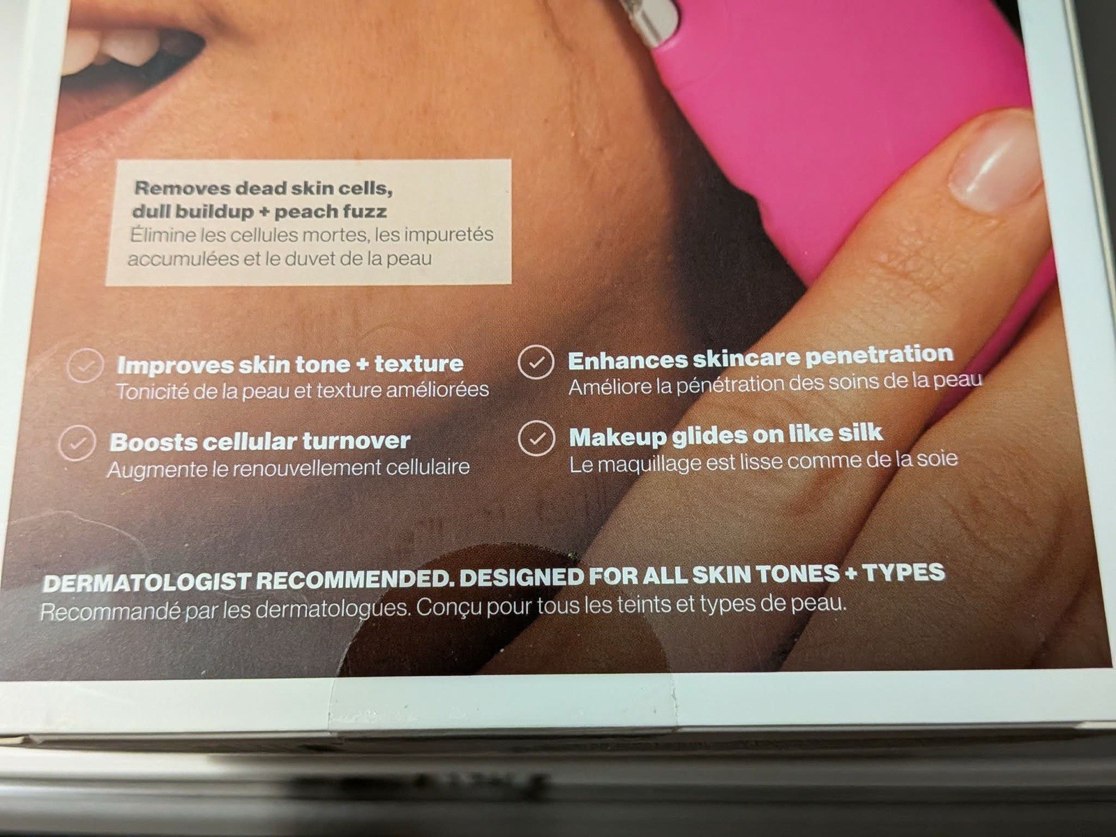 DERMAFLASH LUXE+ Device, Anti Aging, Exfoliation, Hair Removal, and Dermaplaning