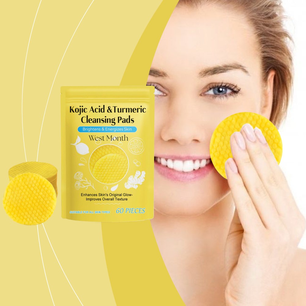 Turmeric Kojic Acid Cleaning Pad Brightening Cleaning ntle