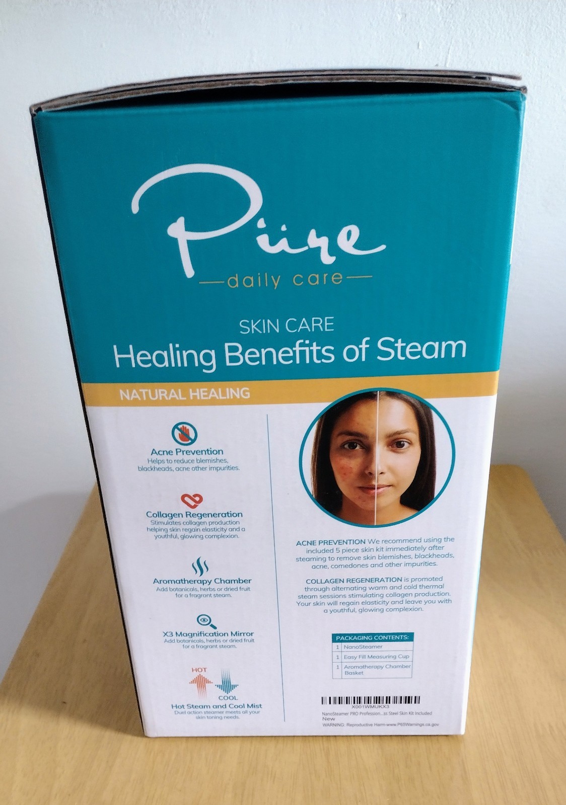 NanoSteamer Professional 4-in-1 Nano Ionic Facial Steamer for Spas NIB