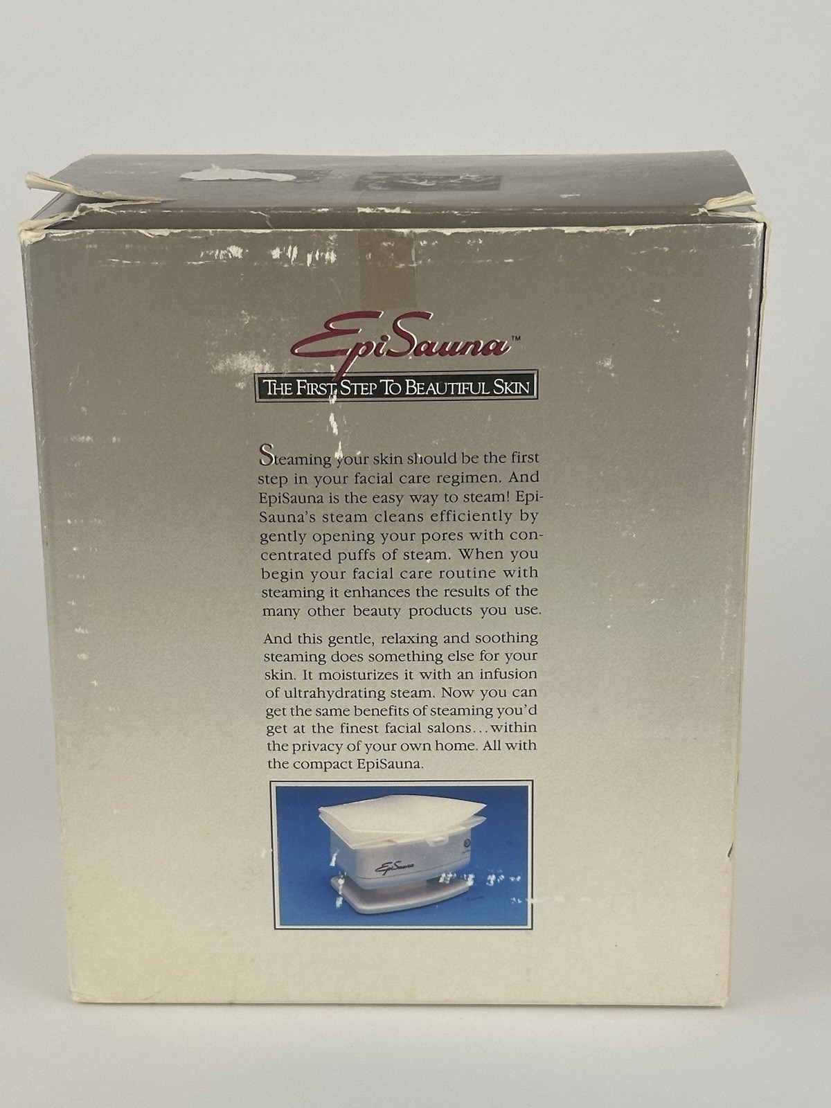 Epilady Epi Sauna Facial Steamer 1980s For Face Original Packaging VTG Tested