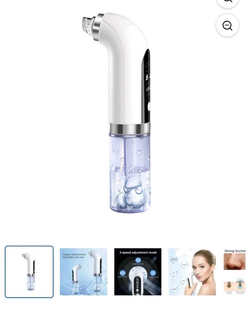 Super Micro Bubble Beauty Instrument Blackhead Remover Suction Extractor
