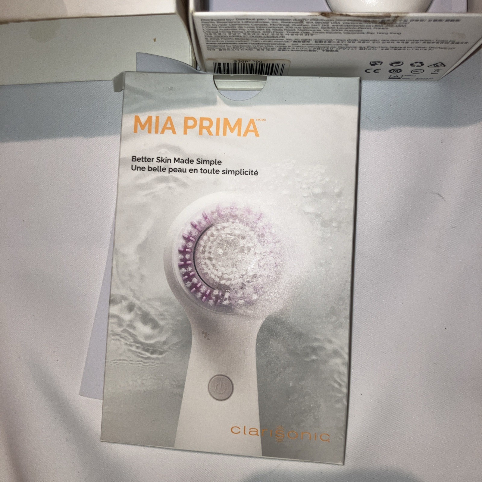 Clarisonic 2109635 Mia Prima Sonic Facial Cleansing Brush – White