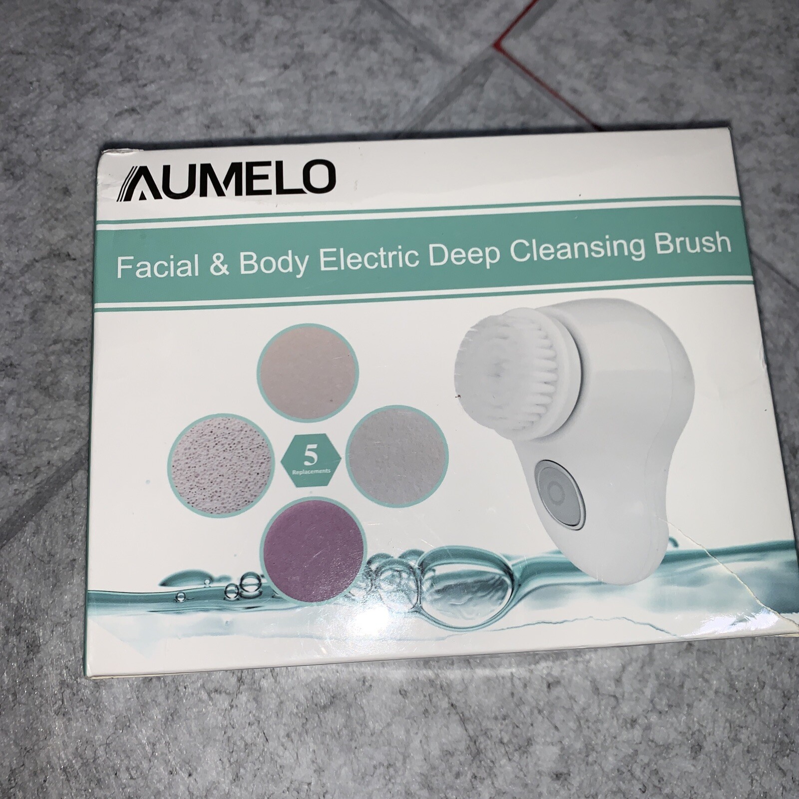 Aumelo facial &Body electric deep cleaning brush