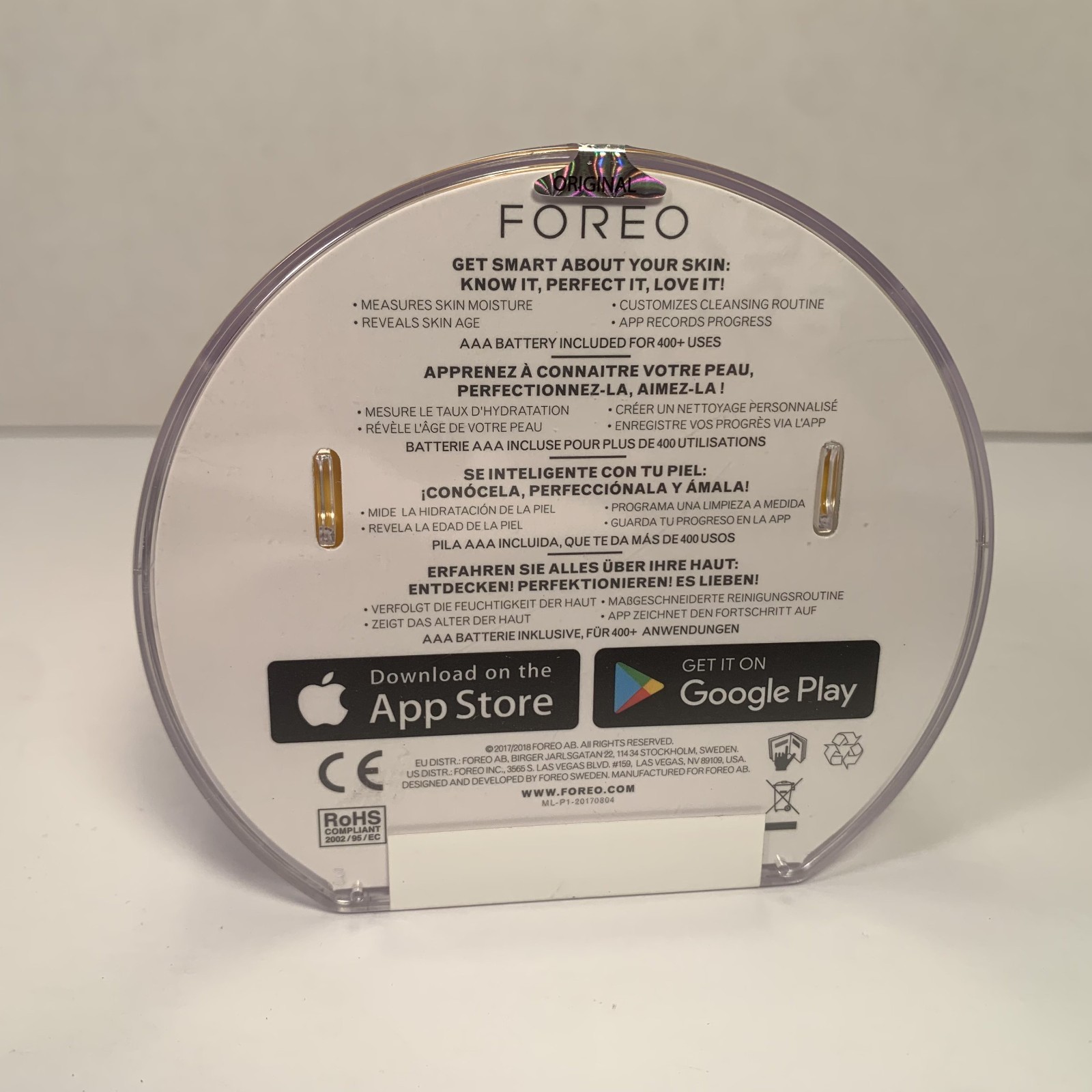Foreo Luna FoFo Smart Beauty Facial Cleansing Brush – Sunflower Yellow