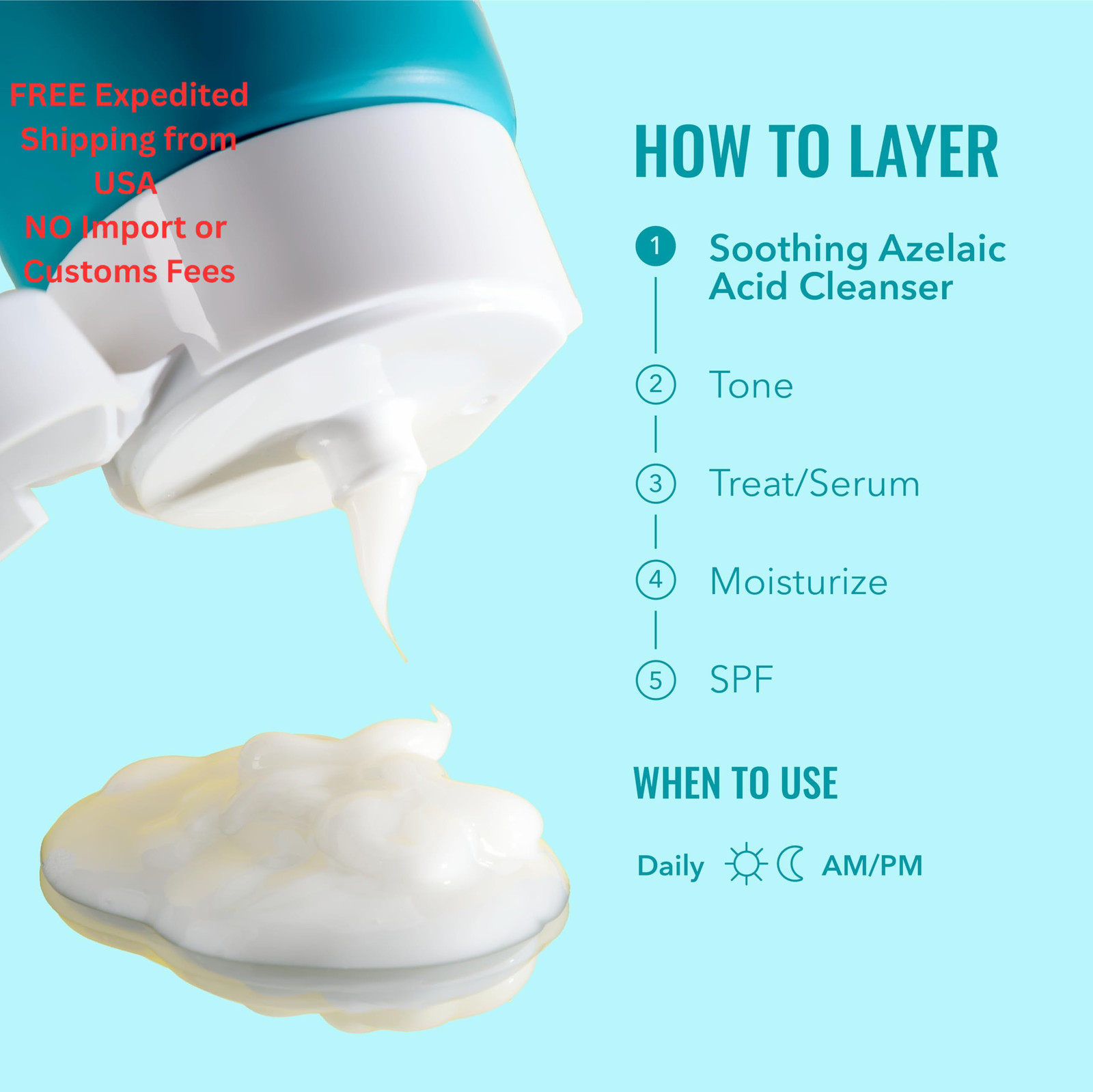 Good Molecules Soothing Azelaic Acid Cleanser – Gentle 4 Fl Oz (Pack of 1)