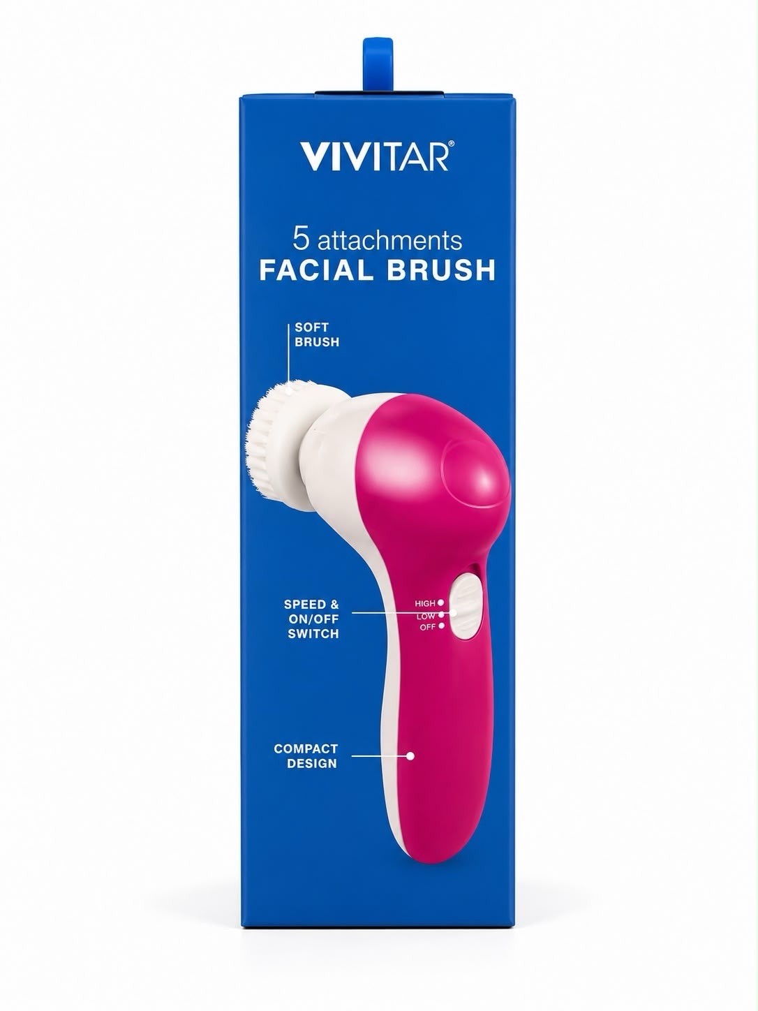 5 Attachments Facial Brush Electric