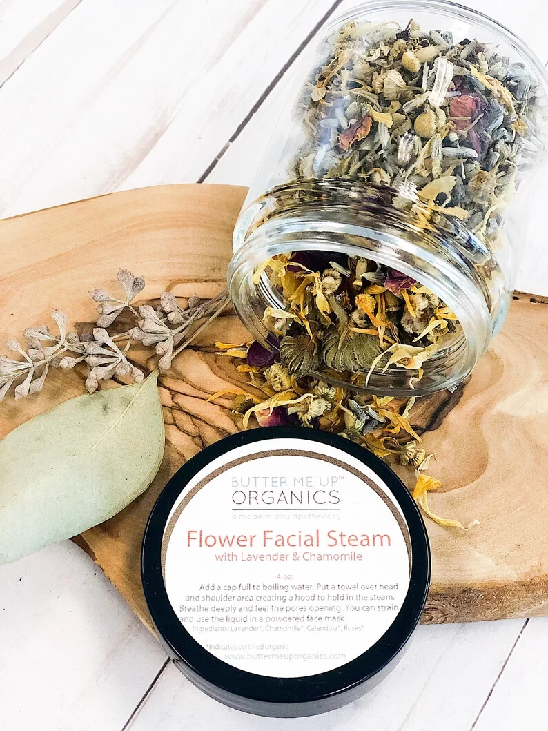 Calming Healing Facial Steam / Herbal Face Steam / Facial / Organic Face