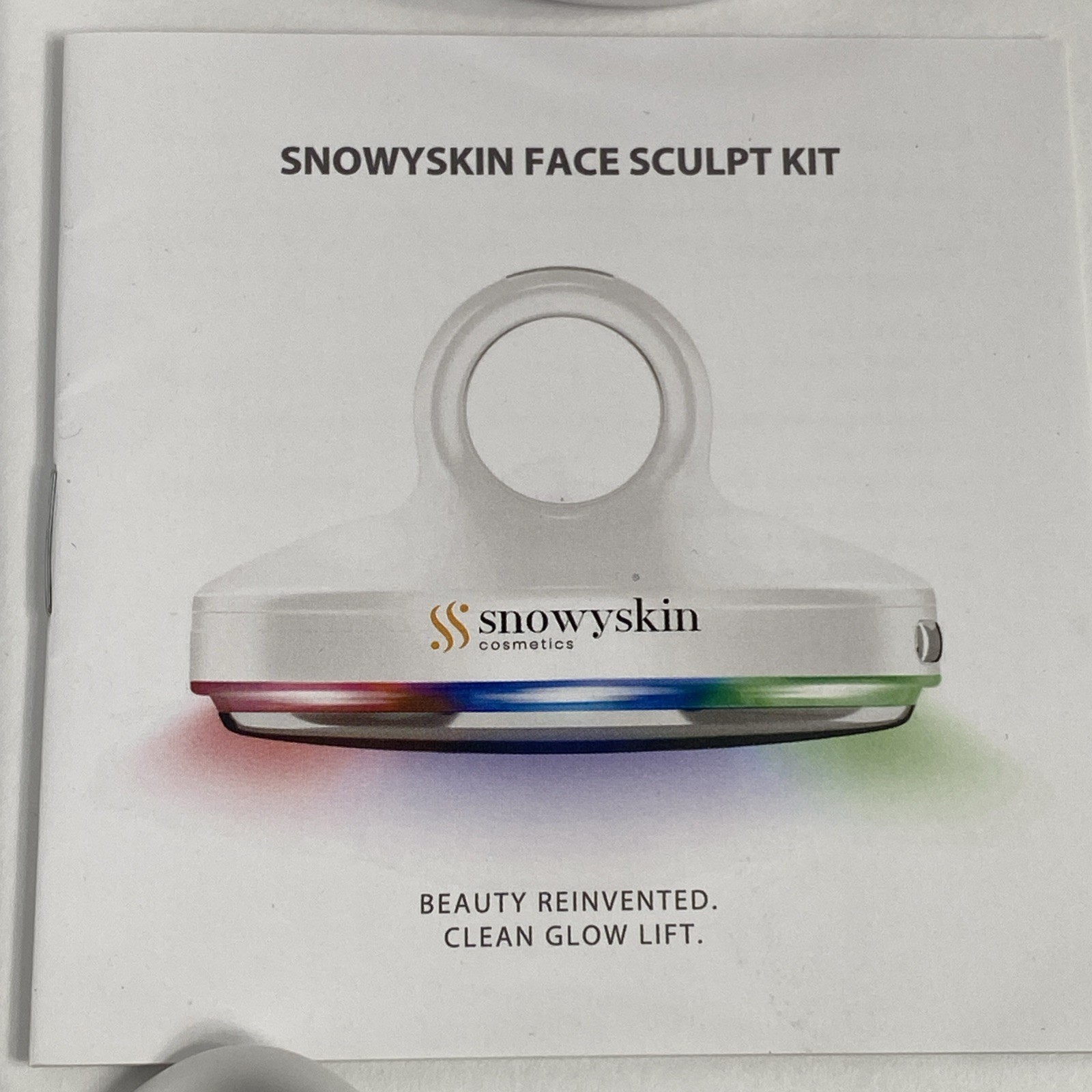Snowy Skin Trilight Face Sculpt Kit Smooth Lift Detox & Glow! With Box Working!