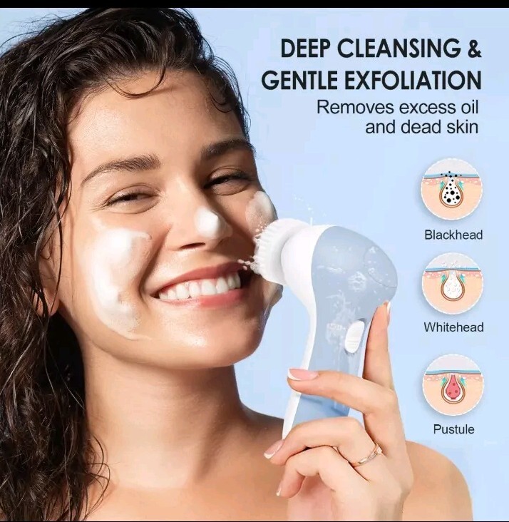 New COSLUS 7 IN 1 Electric Face Cleansing Brush