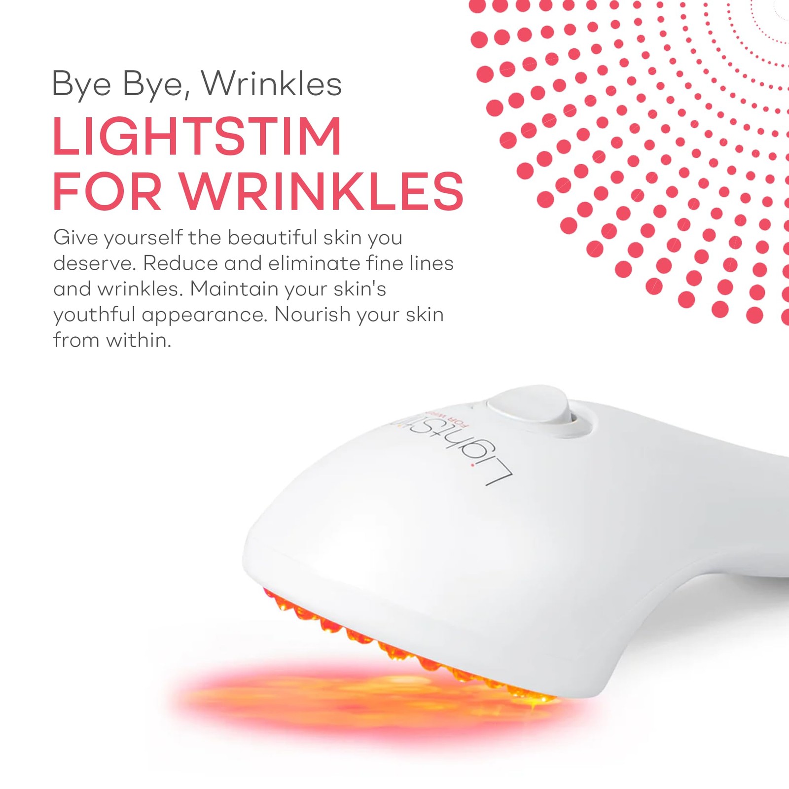 LightStim for Wrinkles LED Red Light Therapy with 72 LEDs
