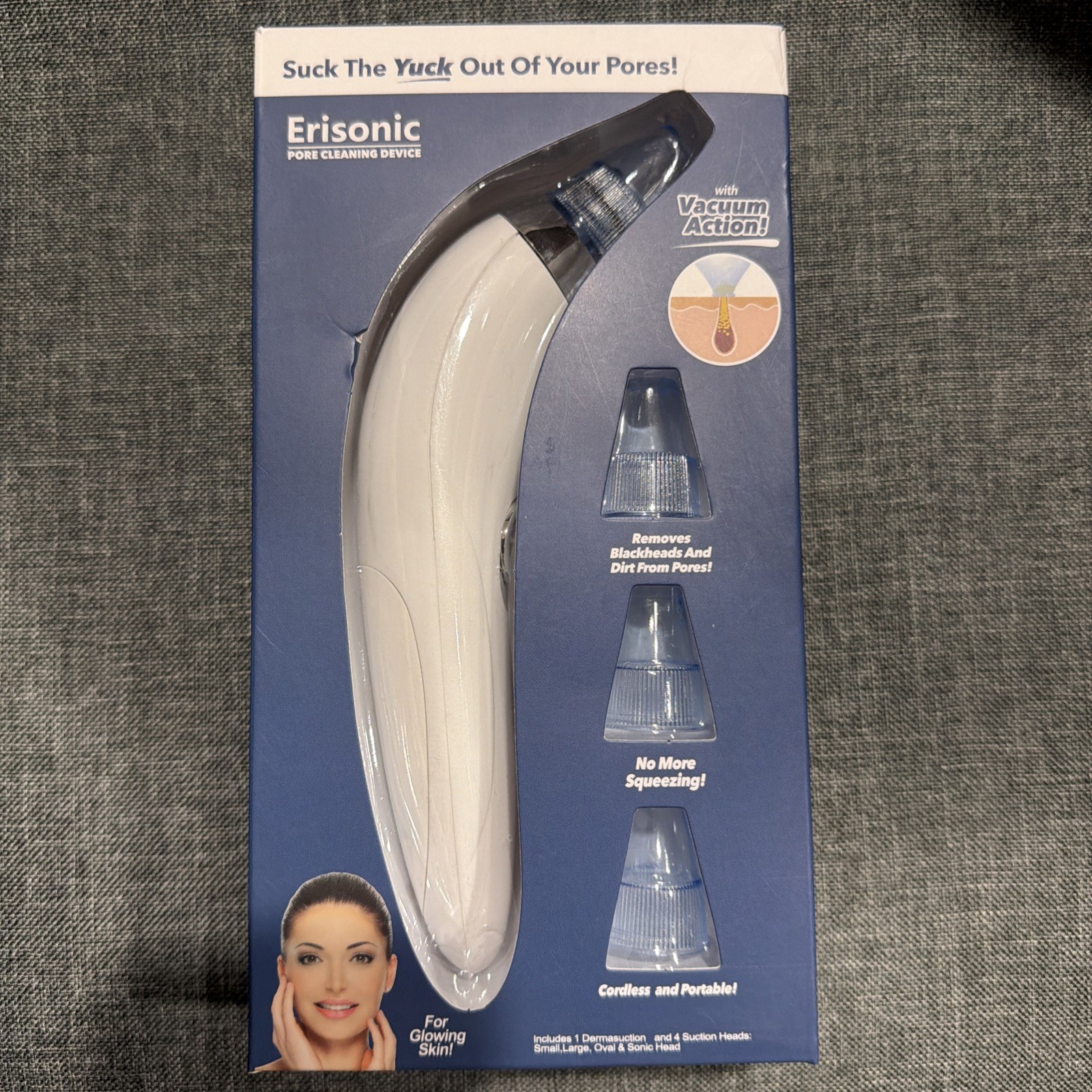 Erisonic Derma Suction Pore Cleaning Device with Vacuum Action
