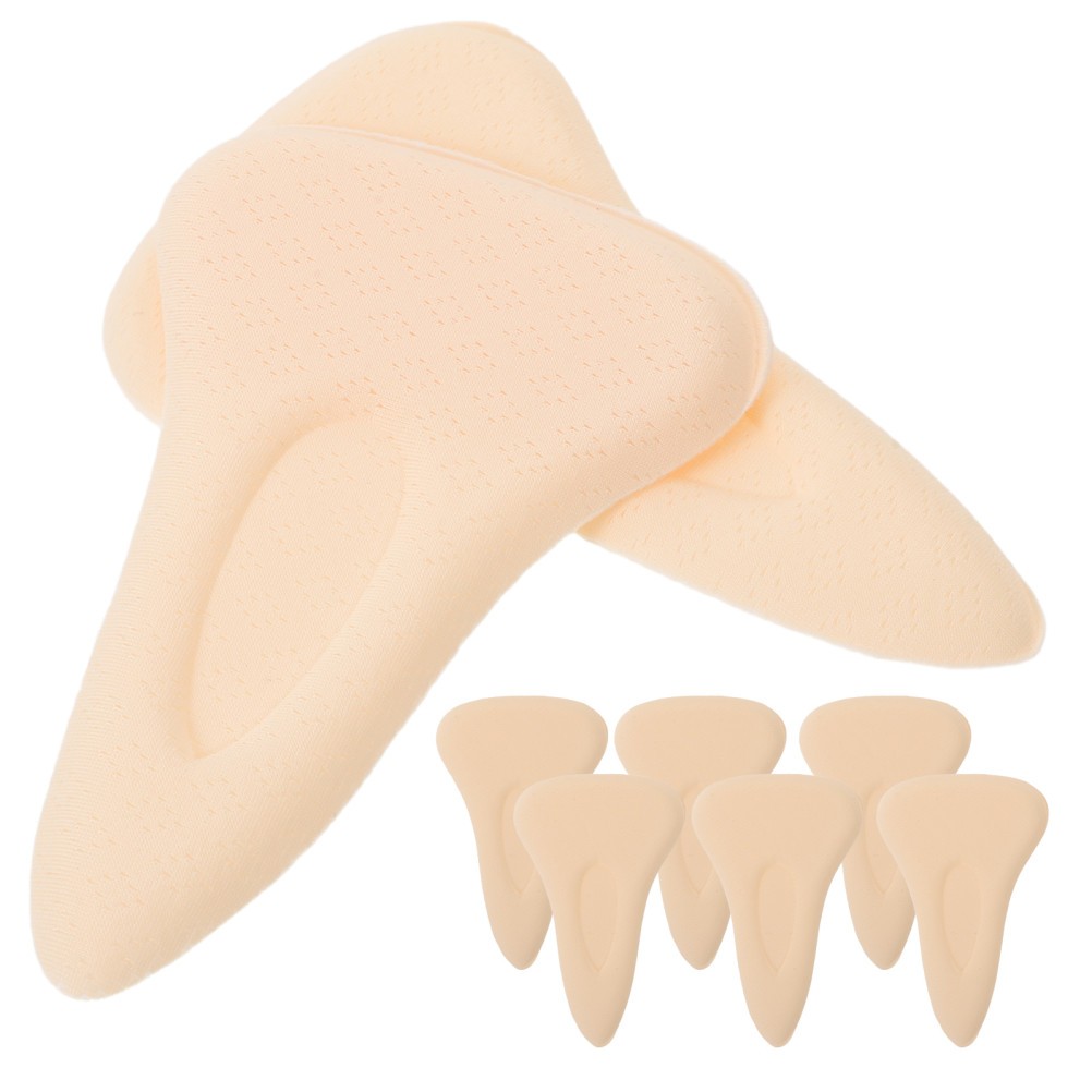 8Pcs Reusable Women Private Parts Pads Soft Sponge Concealer for Swimming Beige