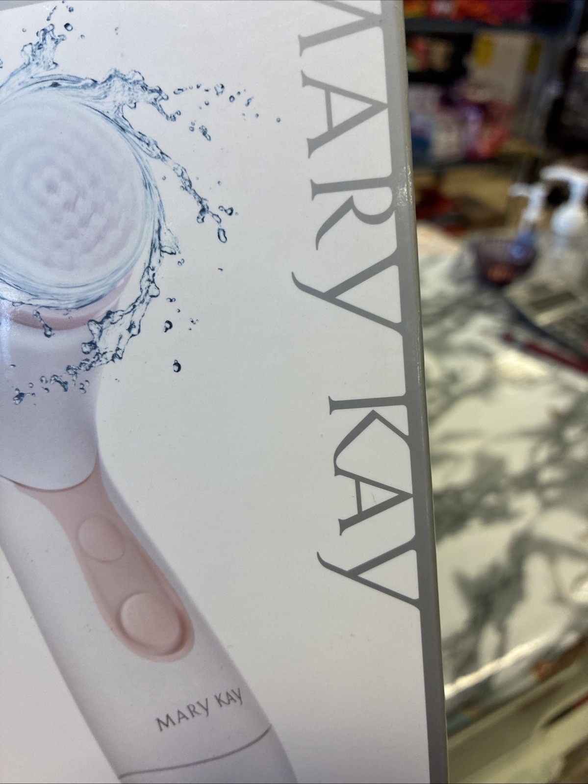 Mary Kay Skinvigorate Cleansing Brush w/ 2 Brush Heads NEW Open Box