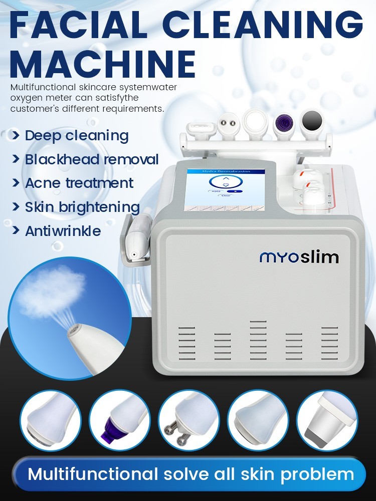 6 in 1 Facial Cleaning Skin brightening Acne Blackhead Removal beauty Machine