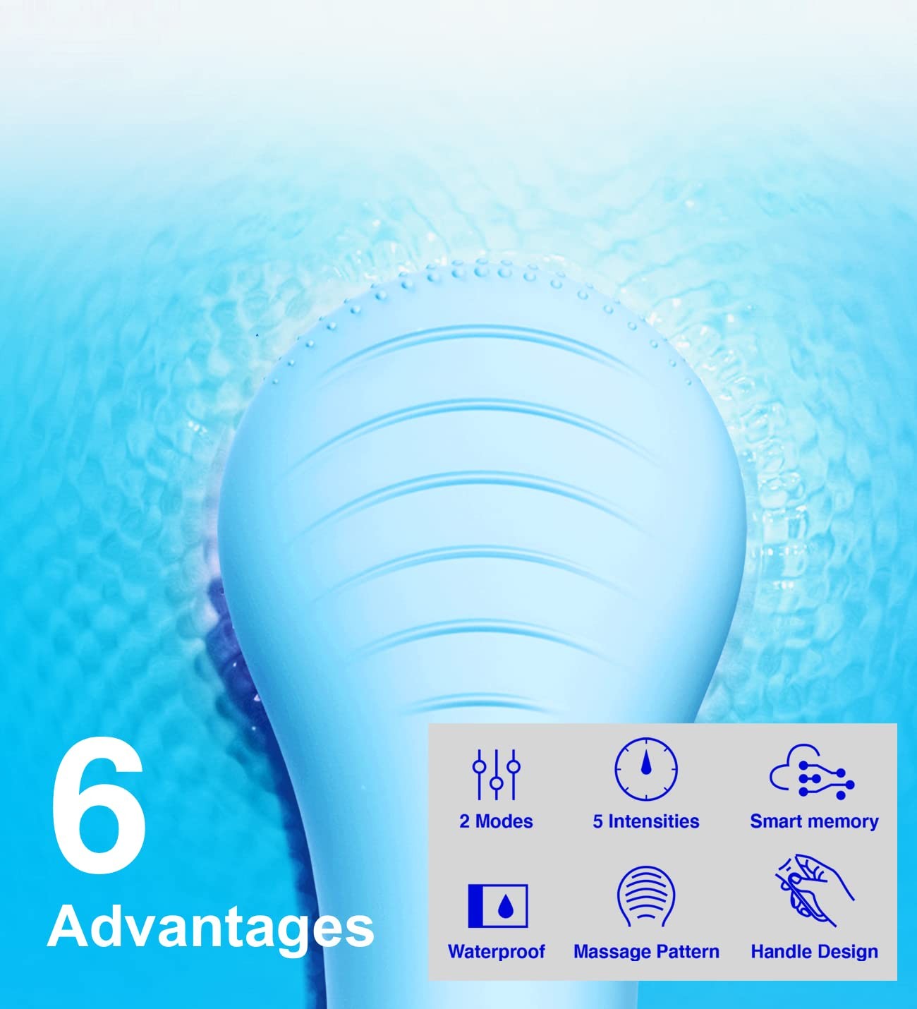 Electric Facial Cleansing Brush – Waterproof and Rechargeable, Exfoliates, Cl…