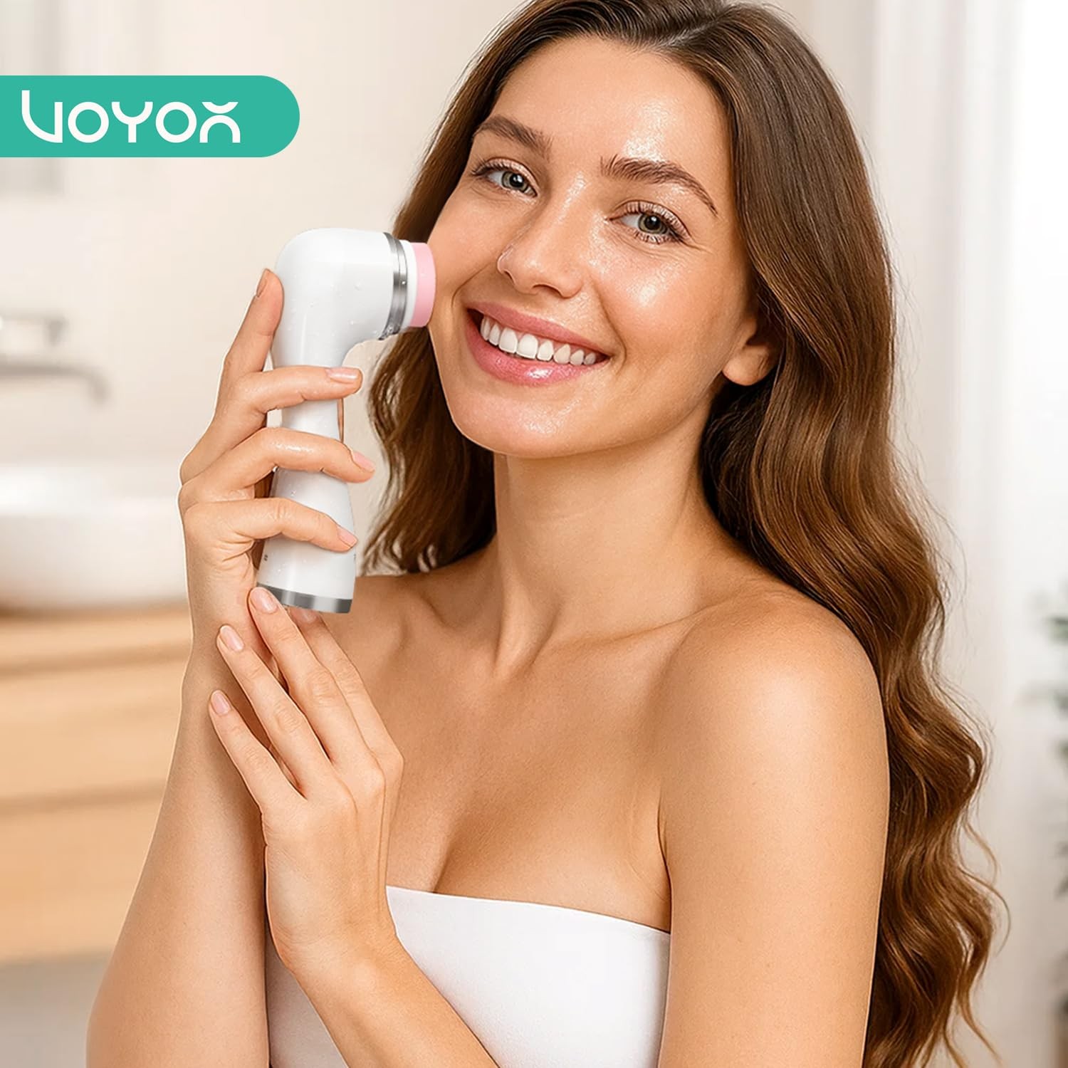 Cleansing Brush for Deep Skin Cleansing Scrubber Rechargeable for Exfoliating…