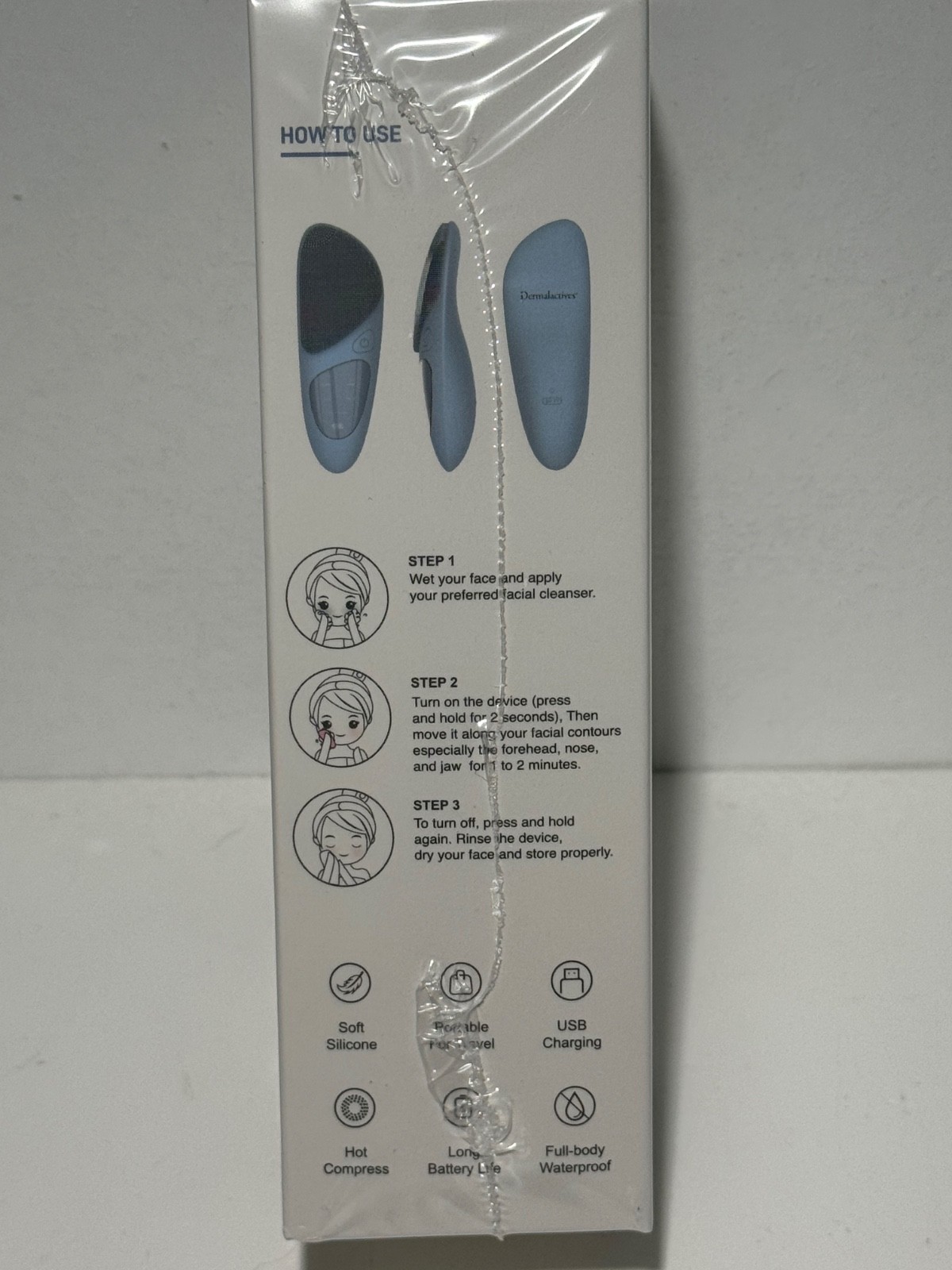 Dermalactives Elastin & Collagen Rejuvenation ~ PureSkin Cleansing Brush