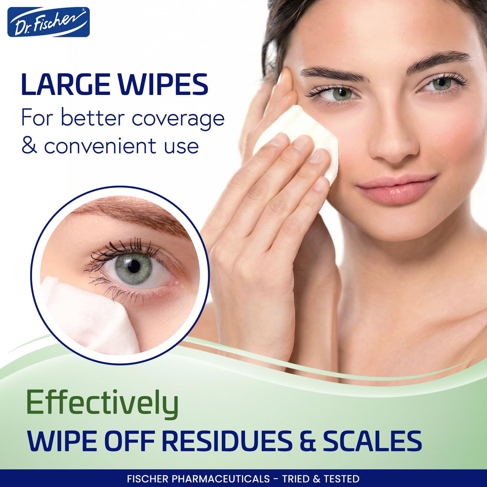 Dr. Fischer Eyelid Wipes – Purified, Non-Irritating, 30 Count (Pack of 1)