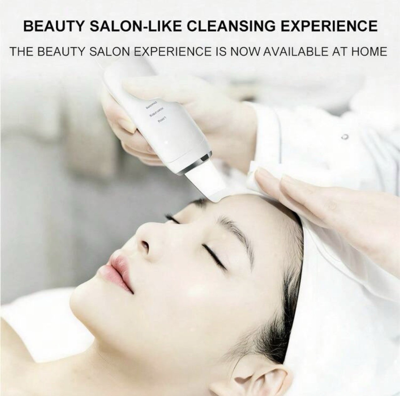 Rechargeable Face Scrubber Spatula, Facial Pore Cleaner, Black Head Remover