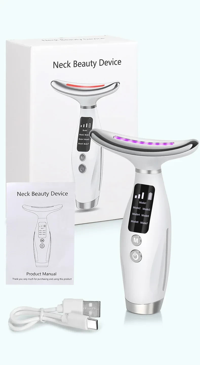 LED Microcurrent Facial Skin Tightening Lifting Device Face Neck Beauty Machine