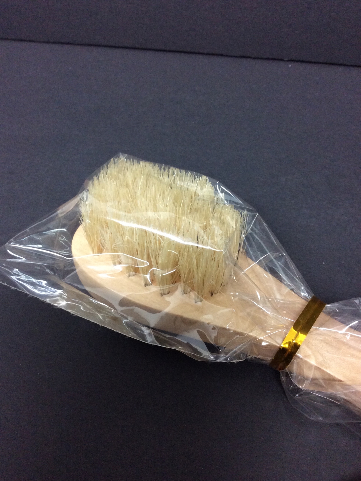 Earthline NE Naturals Facial Brush Wooden Handle Natural Bristles,Deep Cleaning