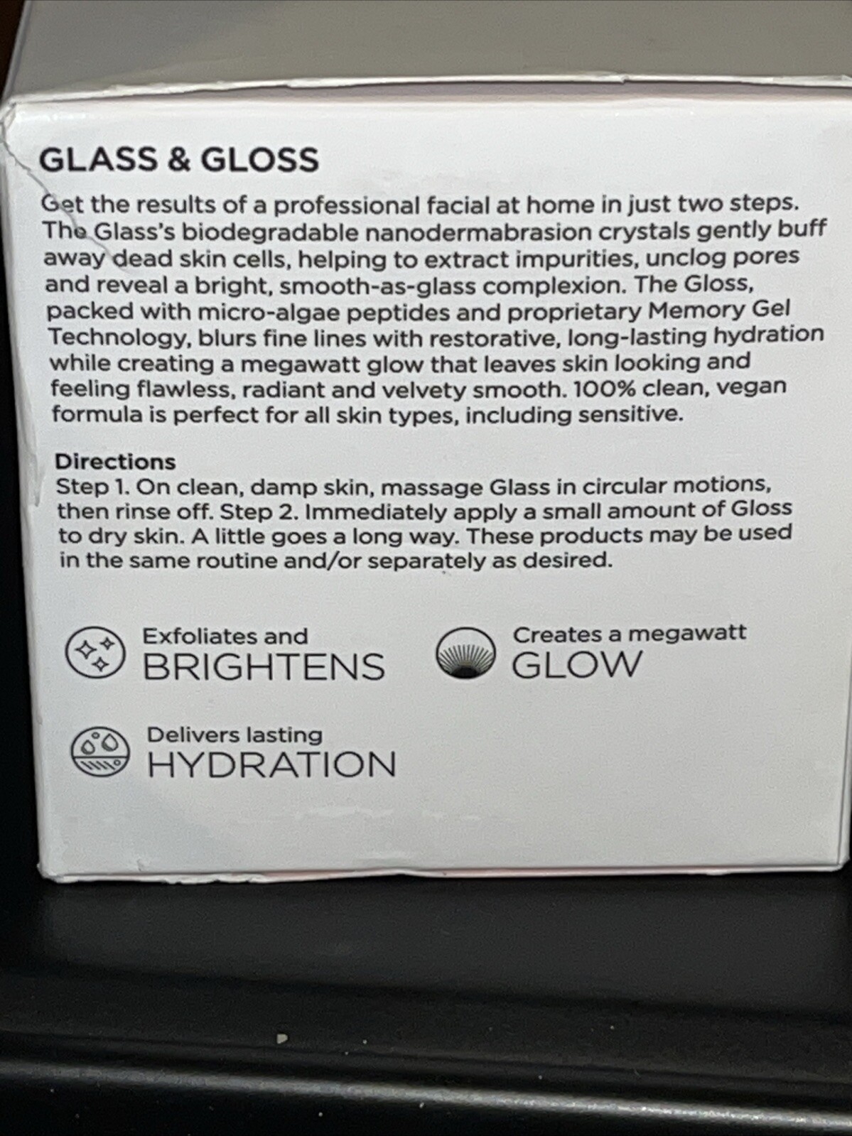 BeautyBio Glass and Gloss 2 Step Pro-Facial NIB