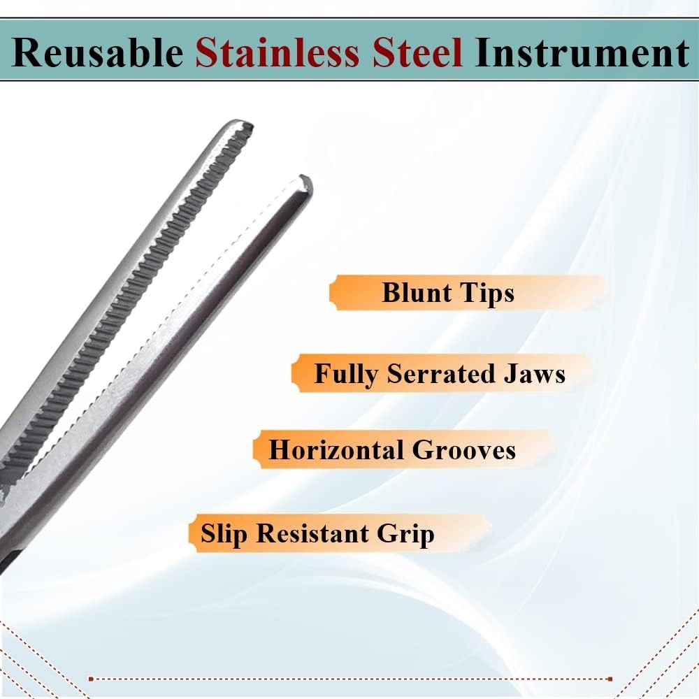Stainless Steel Watchmaker Repair Jewellery Tweezers Pick & Fix Tools, Set of 2