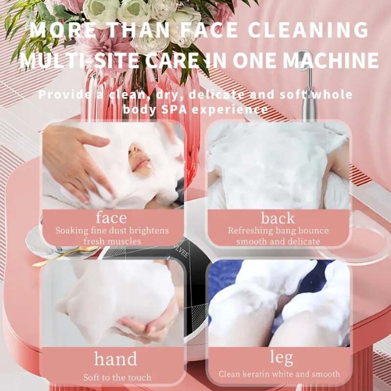 3in1 Beauty Galvanic Instrument Ultrasound Facial Beauty Cleaning Device