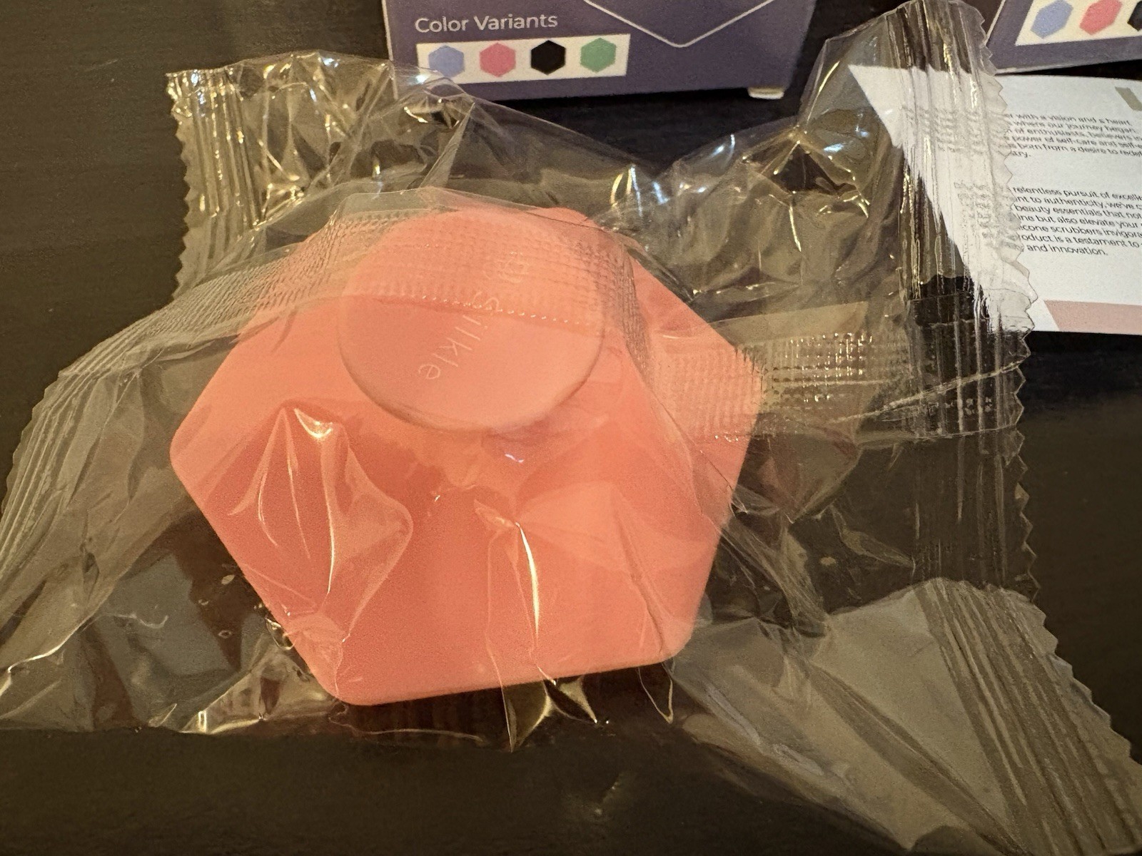 Silicone Face Scrubber New In Box Silkle Brand Pink Gentle Exfoliation 2.55”