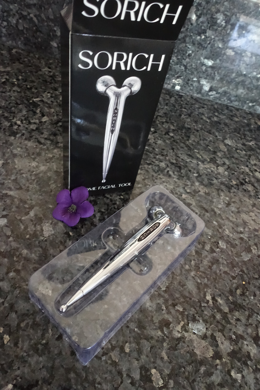 Sorich chrome facial tool new in box full size