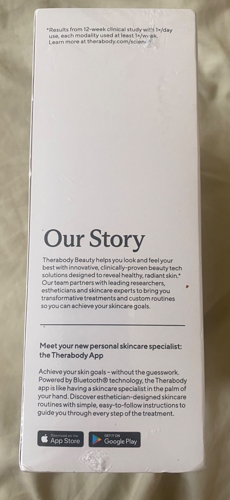 Therabody TheraFace PRO Facial Health Device – White (TF02220-01). New Sealed !