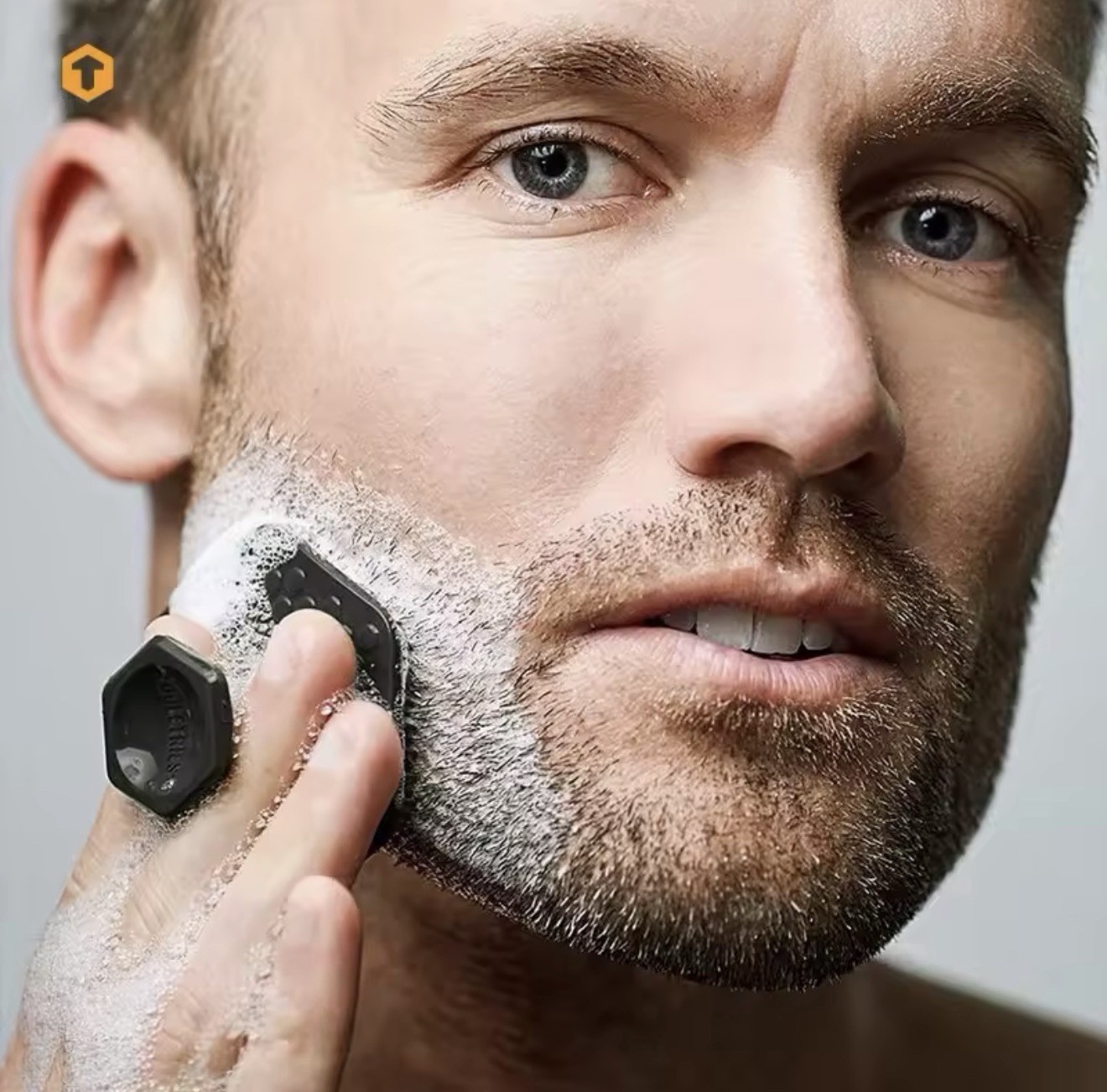 Men Facial Cleaning Brush Scrubber Silicone