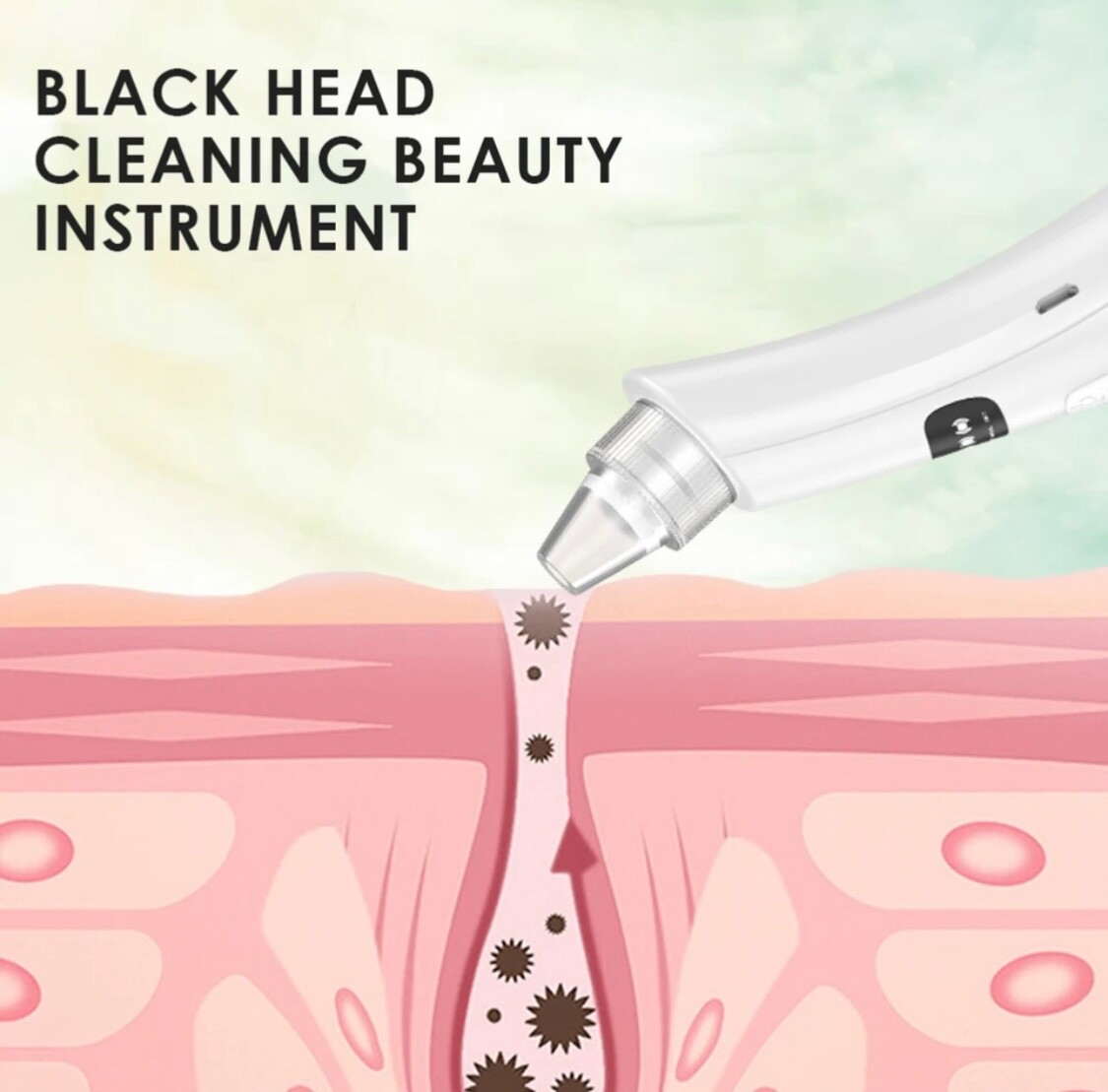 Blackhead Remover Vacuum Acne Pimple Black Spot Suction Electric Facial Pore Cle