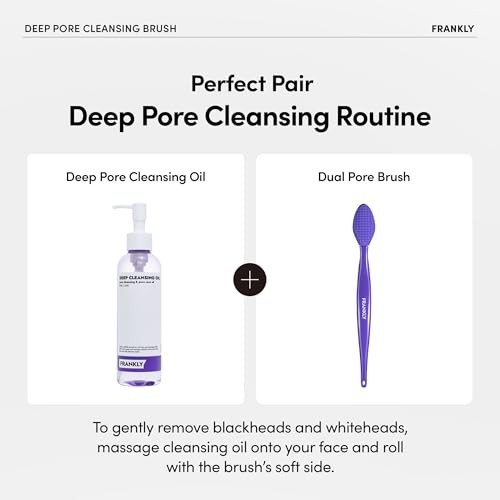 Silicone Face Brush Pore Cleansing Exfoliator Blackhead Remover Daily Skincare