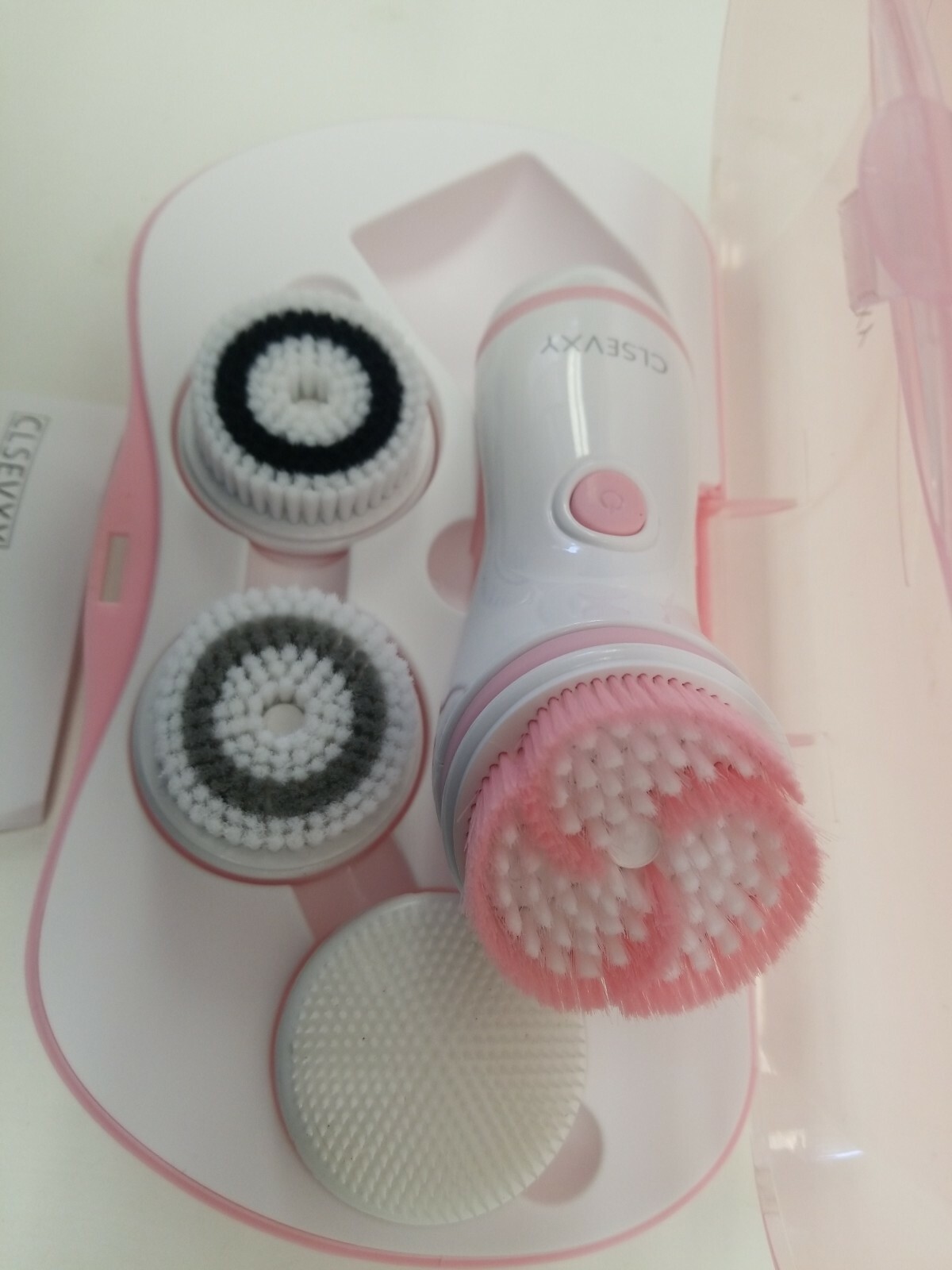 CLSEVXY Essential Skin Spa Facial Cleansing System Exfoliate Cleanse Waterproof