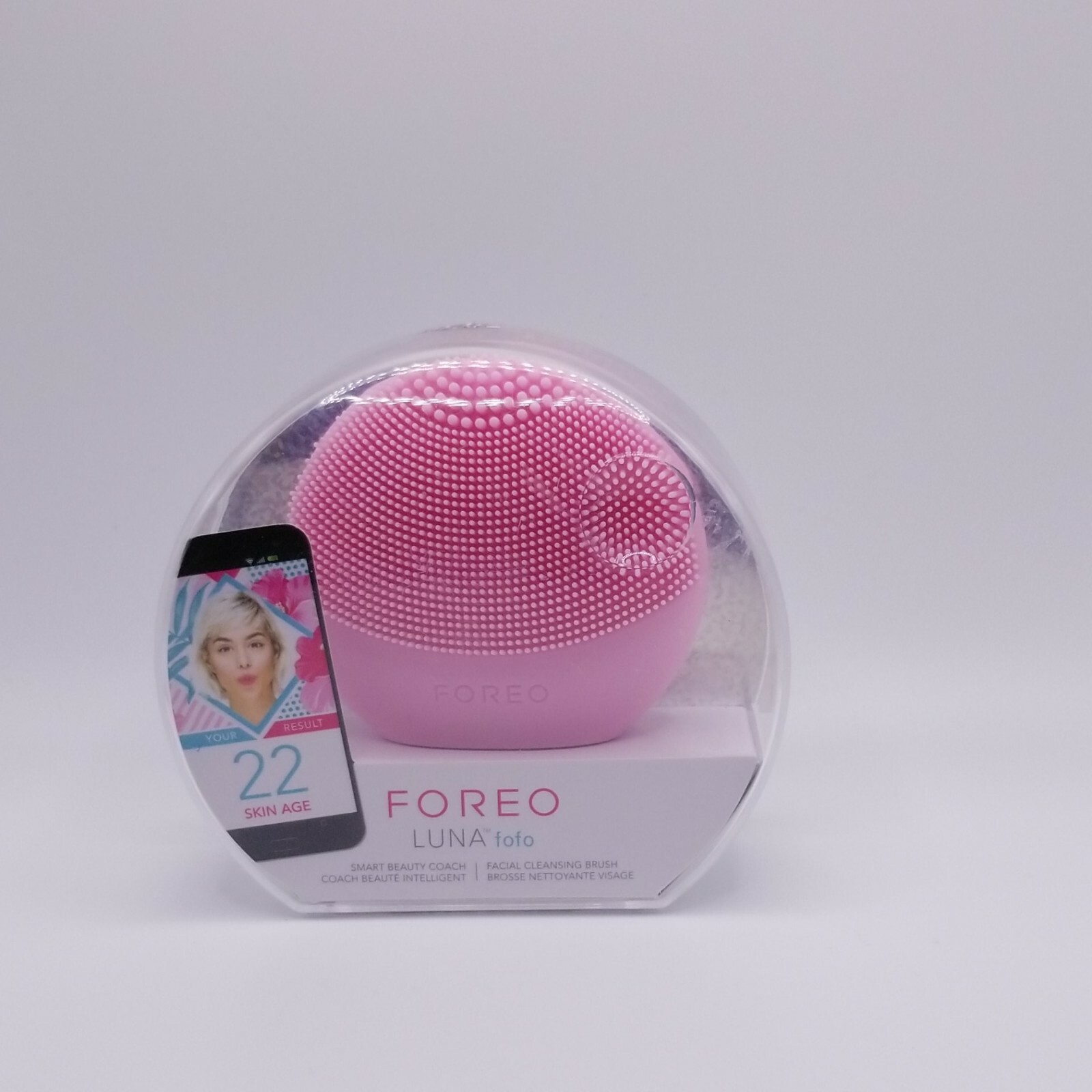 Foreo Luna Fofo Facial Cleansing Brush Smart Beauty Coach Midnight Black