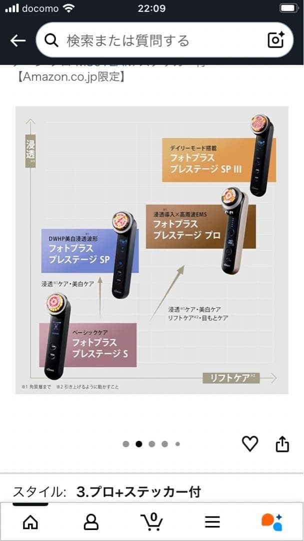 YA-MAN M30-YL Facial Device Photo Plus Series Prestige Pro Falgship Model New