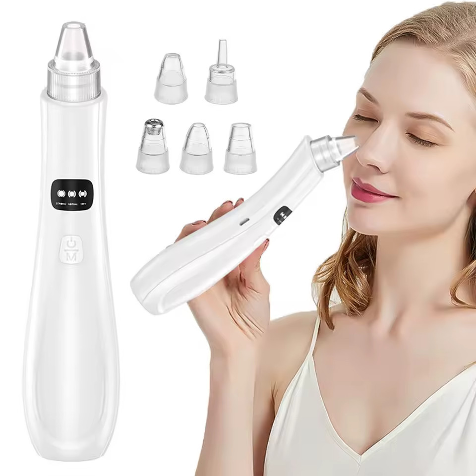 Electric Blackhead Remover Vacuum 3 Suction Modes Pore Cleaner Face Cleaner Tool