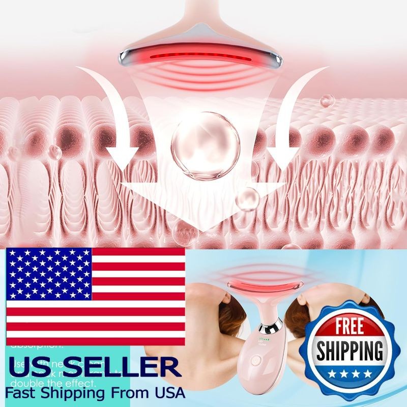 Facial Massager & Sculpting Wand, Red Light Therapy, 7 Color Skin Care Tool