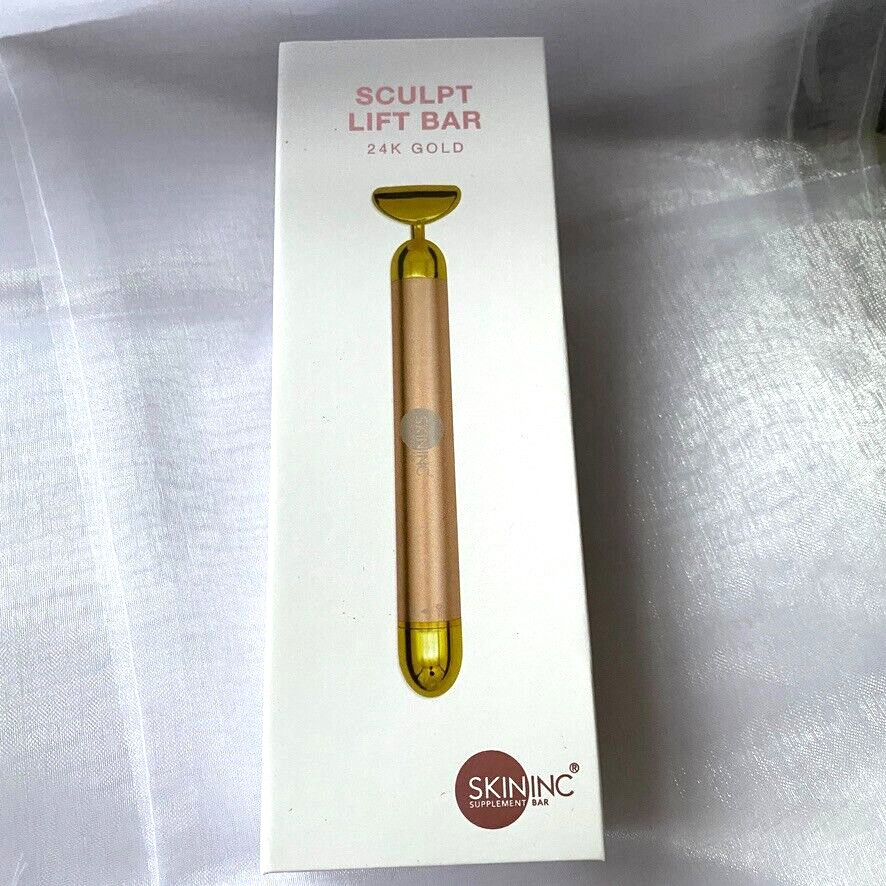 SKIN INC Supplement Bar Sculpt Lift Pulsating Massage 24K Gold RV$125 Ships FREE