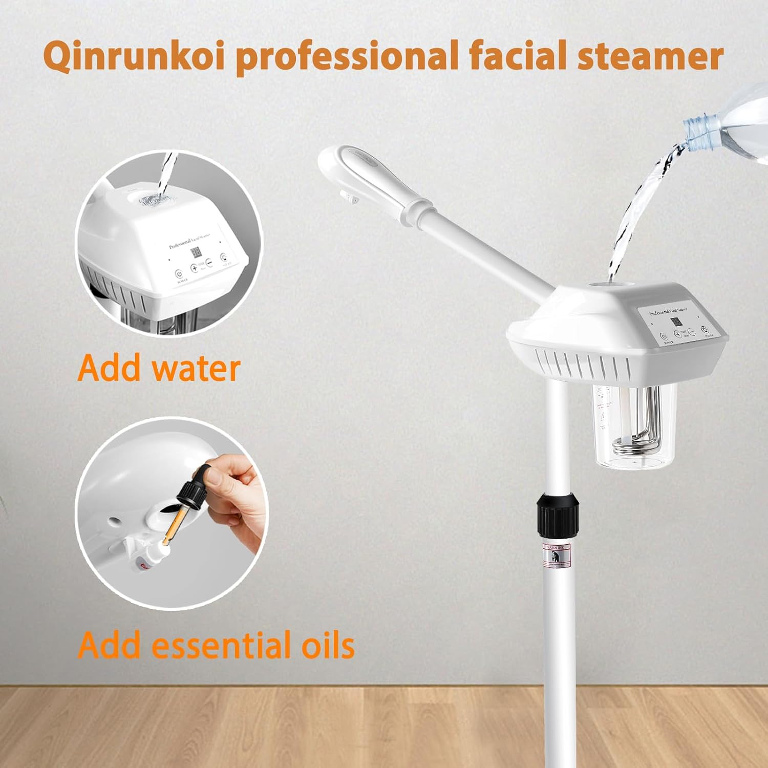 Professional Facial Steamer for Deep Cleansing and Hydration, Ozone Spa Face Ste