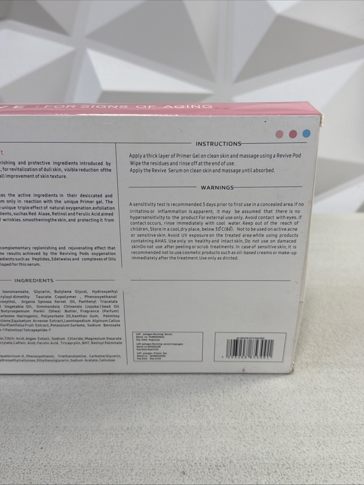 REVIVE FACIAL RESTART KIT