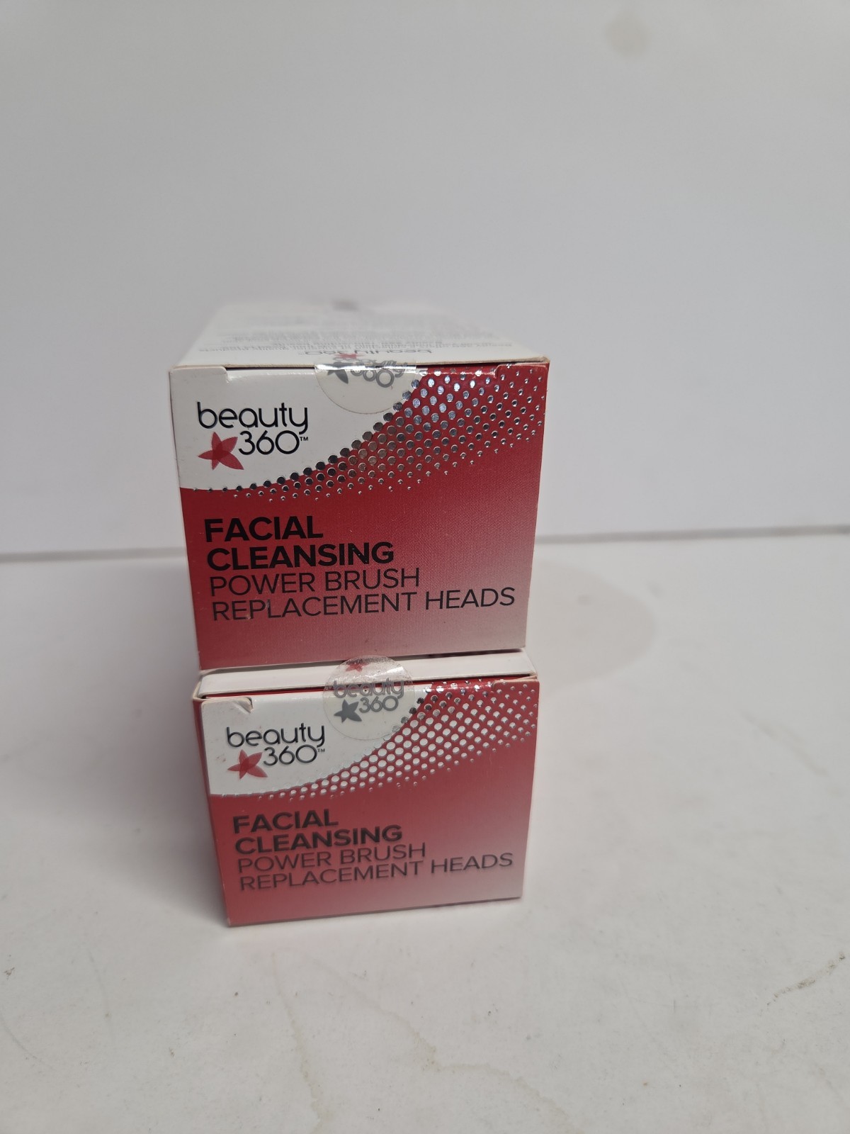 2 Pack (4 Heads) Beauty 360 Facial Cleansing Power Brush Replacement Heads #003