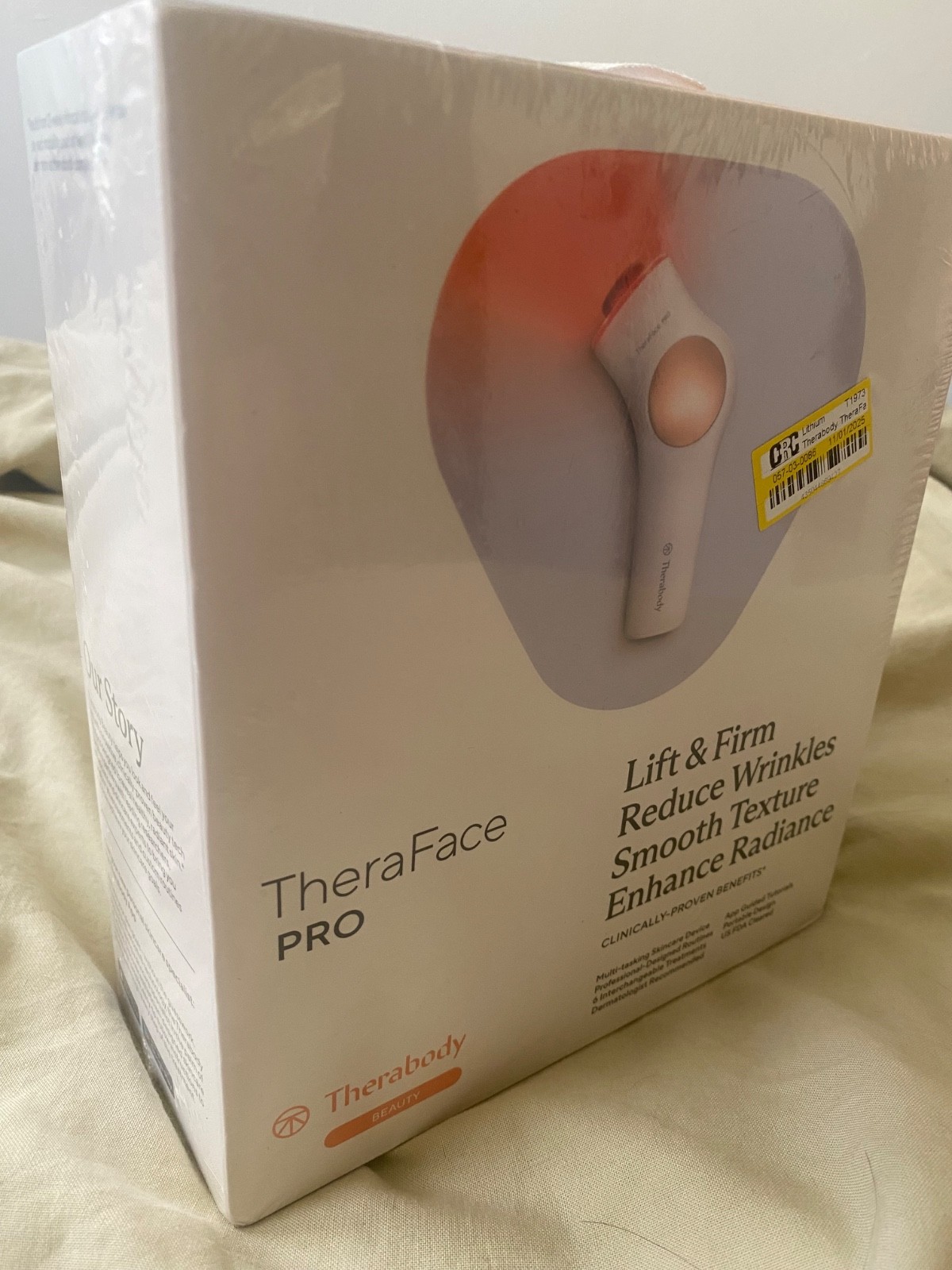 Therabody TheraFace PRO Facial Health Device – White (TF02220-01). New Sealed !