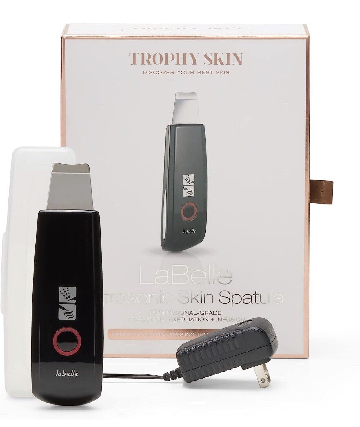 Trophy LaBelle Ultrasonic Skin Spatula Professional Exfoliator Infuser NEW $150