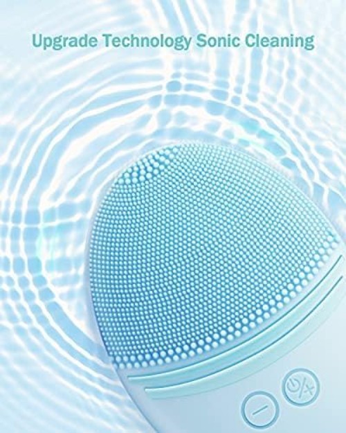 Portable Waterproof Sonic Face Brush – Gentle Exfoliation & Massage for All Skin