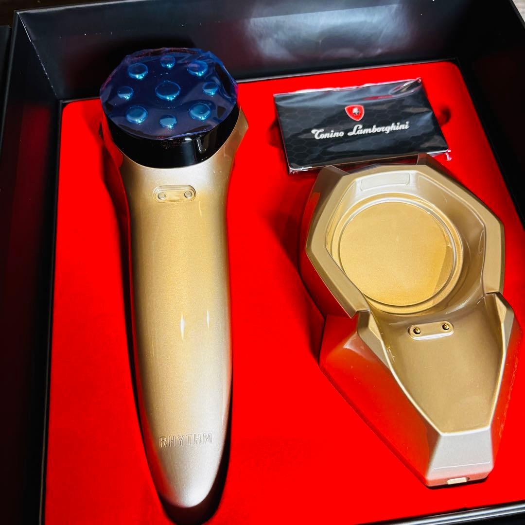 New! ALPHA ONE Tonino Lamborghini facial Beauty massager, Gold Model